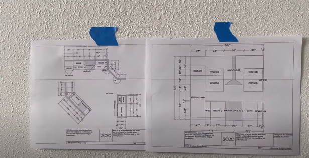 Kitchen cabinets installation